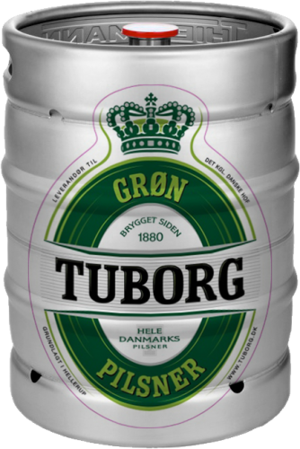 Tuborg Pilsner Fustage 25 liter - 835 kr.
