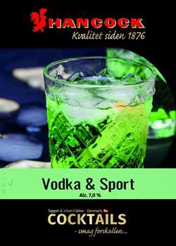 Vodka & Sport 15 Liter 1500 Kr.